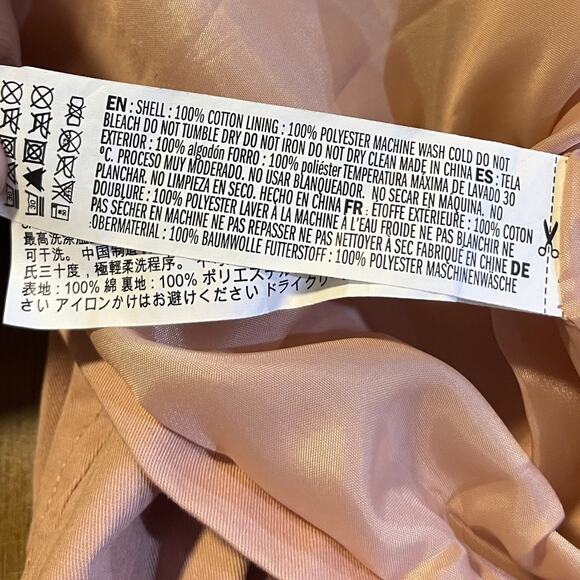 Forever 21 Mauve Hooded Jacket Trench Coat Plus Size 1X Fall Winter Utility NWT - Picture 5 of 5